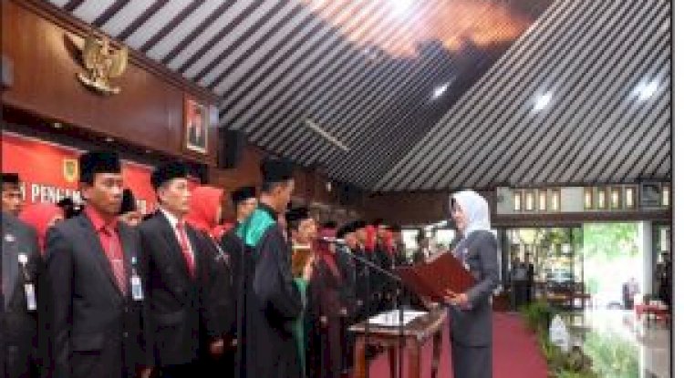 Penegasan Bupati Klaten tentang Tindak Lanjut Pelantikan Pejabat Struktural dan Fungsional di Lingkungan Pemerintah Kabupaten Klaten
