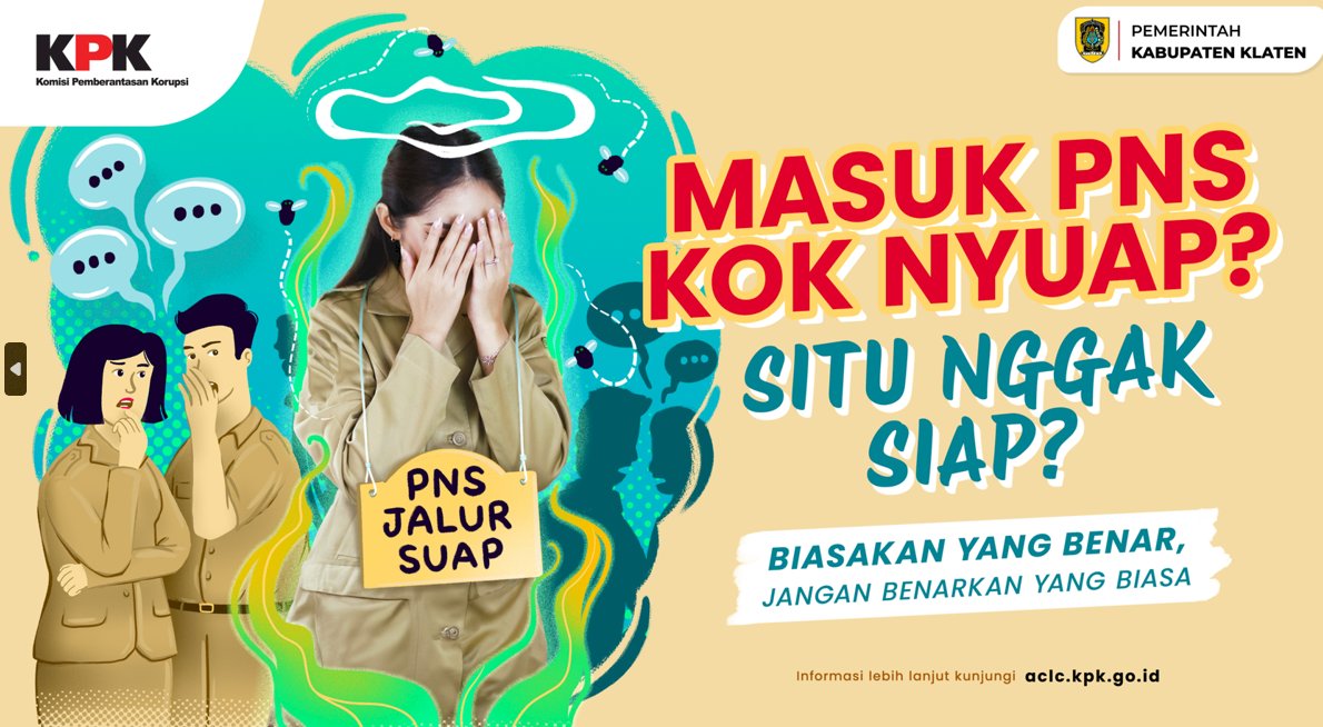 Masuk PNS kok nyuap? Situ nggak siap?