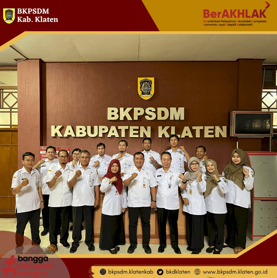 Kunjungan Kerja BKPSDM Kabupaten Semarang ke BKPSDM Kabupaten Klaten