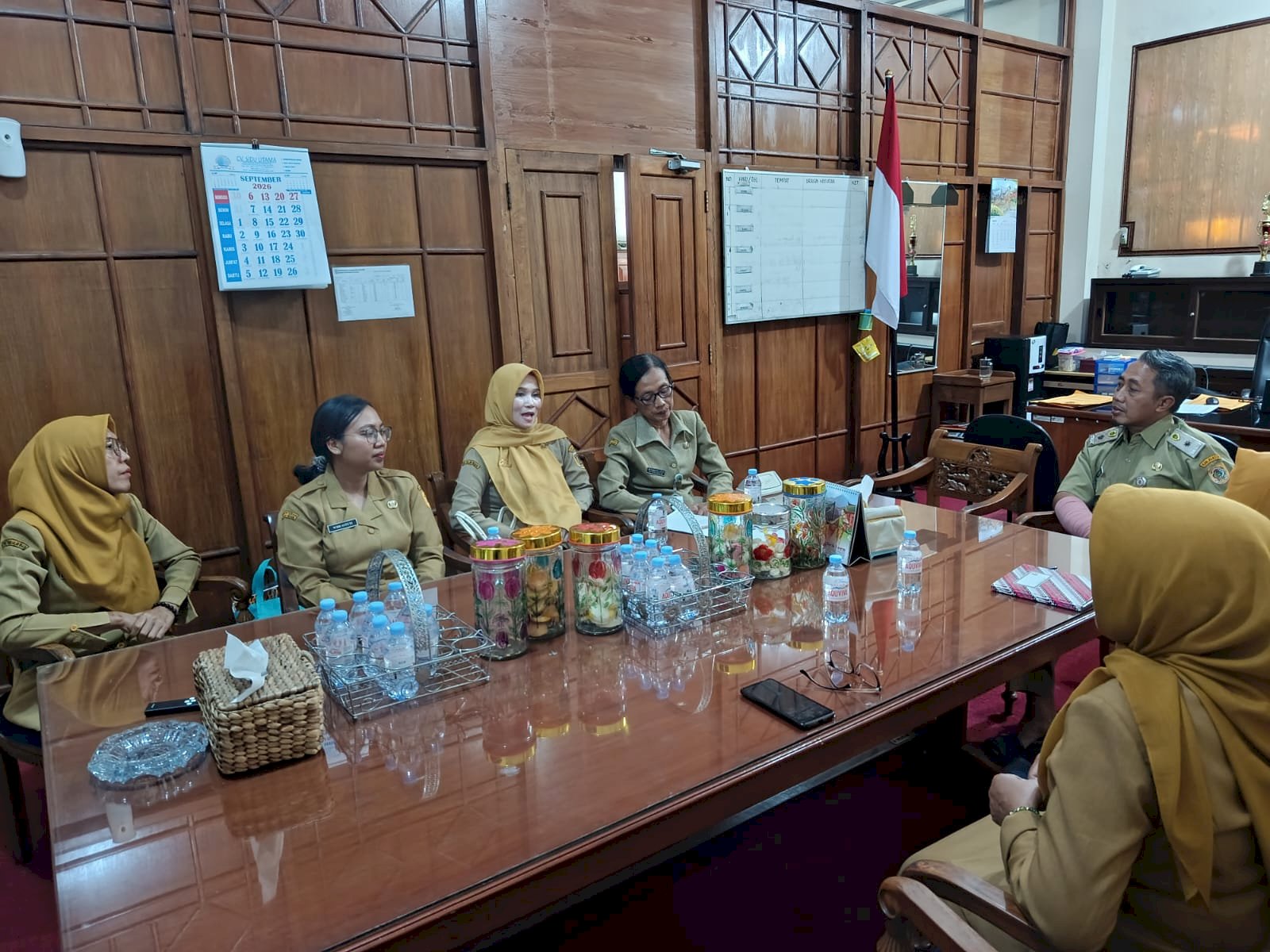 BKPSDM KLATEN AUDIENSI DENGAN KEPALA SEKOLAH DAN PENGAWAS BAHAS PENINGKATAN  MUTU PENDIDIKAN