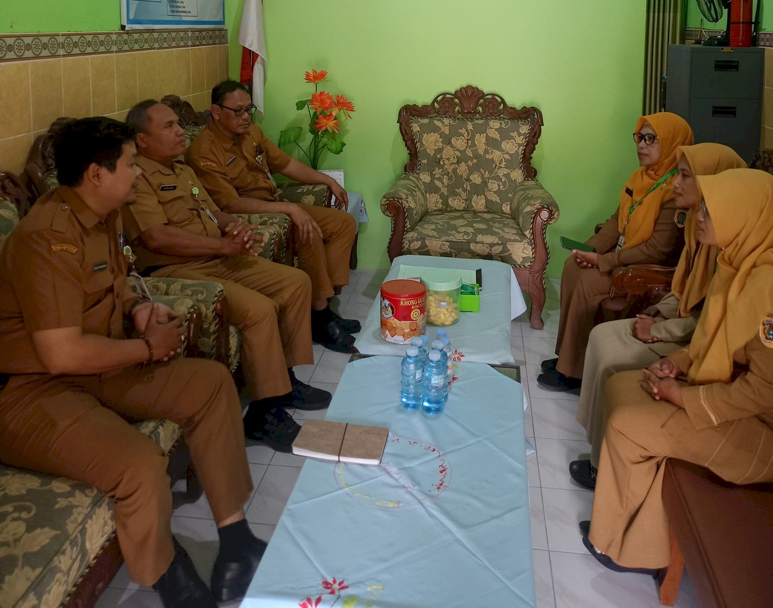 BKPSDM KLATEN SIDAK KE SMP N 1 TRUCUK TEKANKAN KEDISIPLINAN DAN INTEGRITAS  ASN