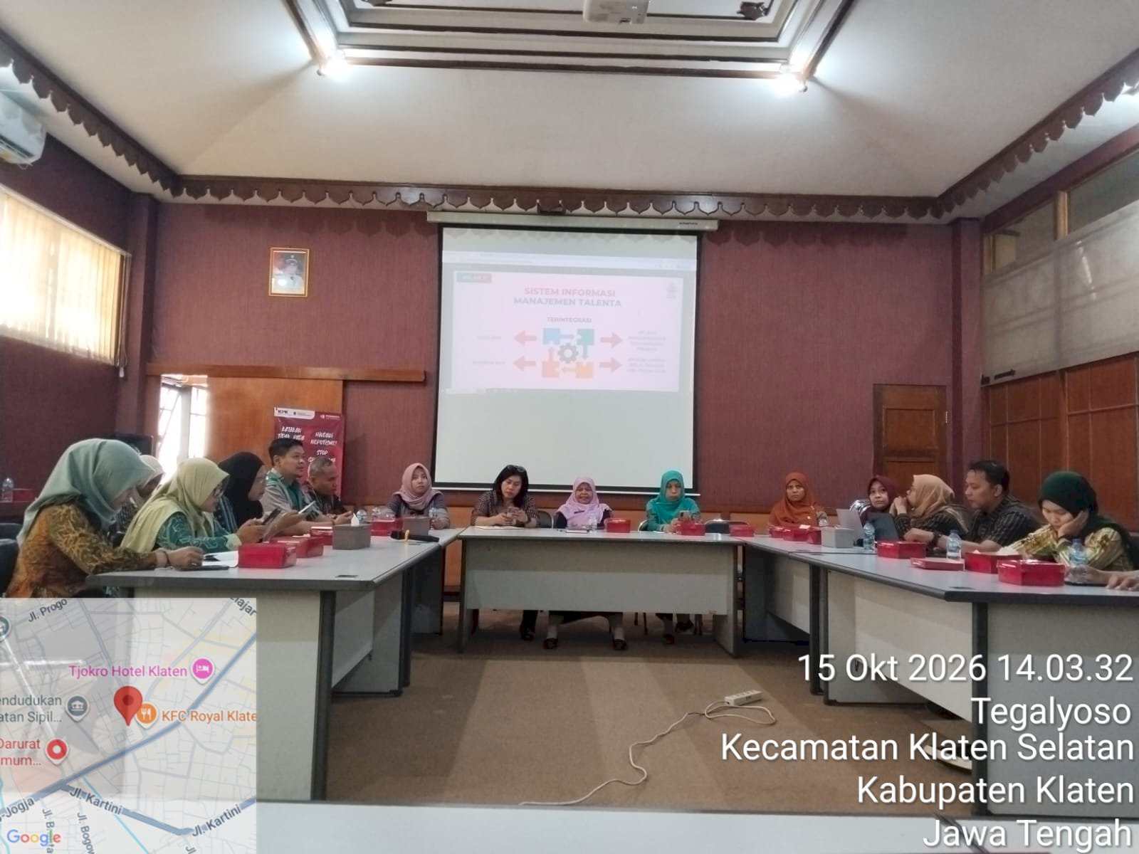 RAPAT  PERSIAPAN PRA ESPOS TIM MANAJEMEN TALENTA KABUPATEN KLATEN