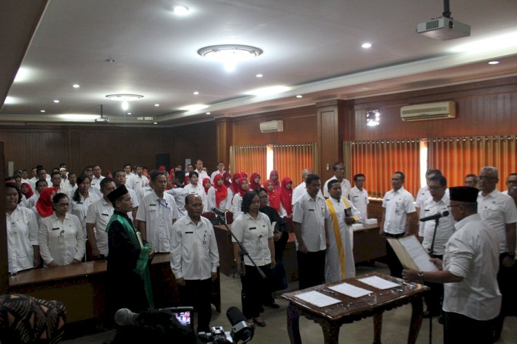 Pelantikan dan Pengambilan Sumpah Janji Pejabat Fungsional di Lingkungan Pemerintah Kabupaten Klaten