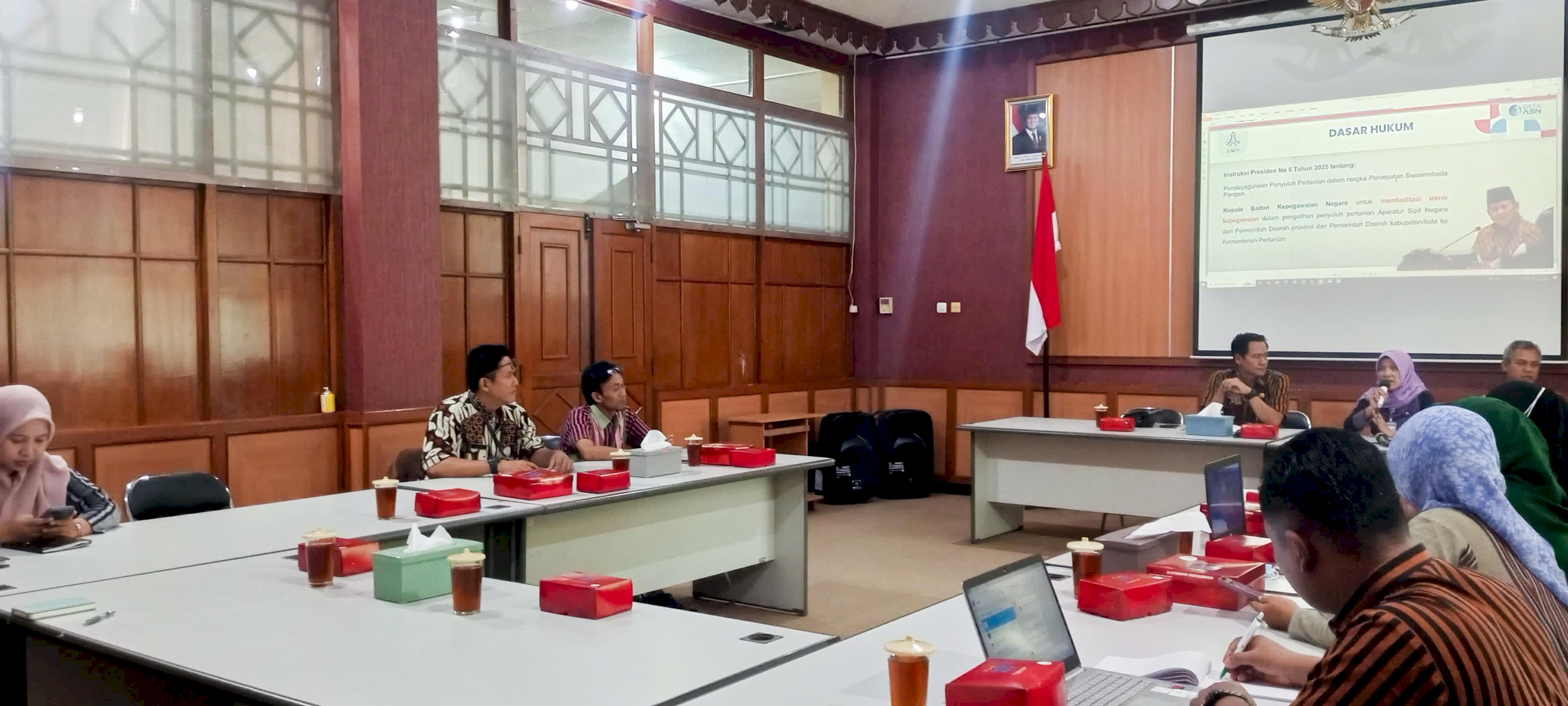 Rapat Koordinasi Verifikasi Data Pengalihan Penyuluh Pertanian dari Pemerintah Daerah ke Kementerian Pertanian
