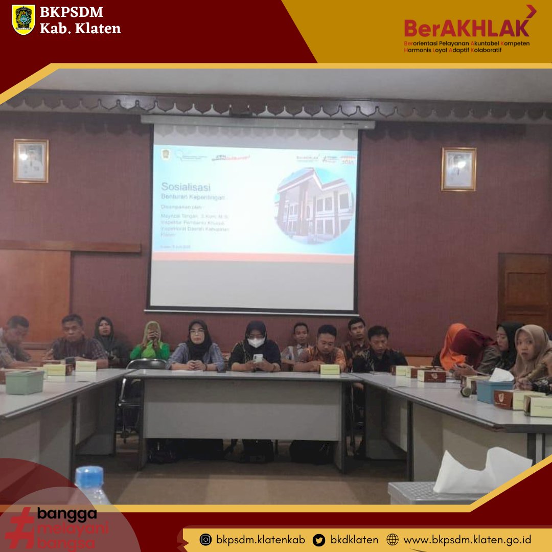Sosialisasi Peraturan Bupati Klaten Nomor 78 Tahun 2022 tentang Mutasi, Promosi, dan Merit Sistem
