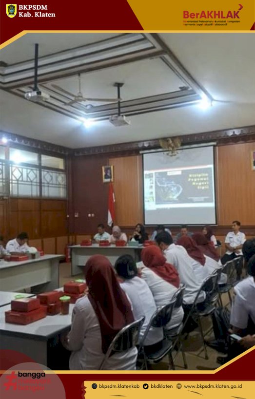 Sosialisasi Disiplin PNS bagi CPNS Formasi Tahun 2024