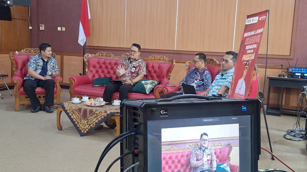 BKPSDM, INSPEKTORAT DAN BLP KLATEN GELAR SOSIALISASI PODCASE  PBJ  CLEAN AND CLEAR